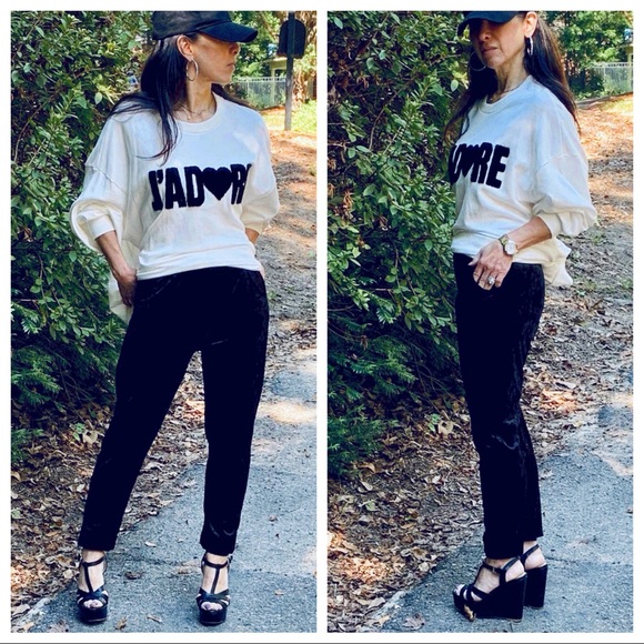 ✨MADE IN ITALY✨Velvet chic joggers - Picture 6 of 7